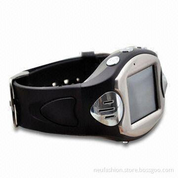 Wristwatch Mobile Phone with 100-hour Standby Time/128MB Inside Memory, Supports Up to 32GB TF Card